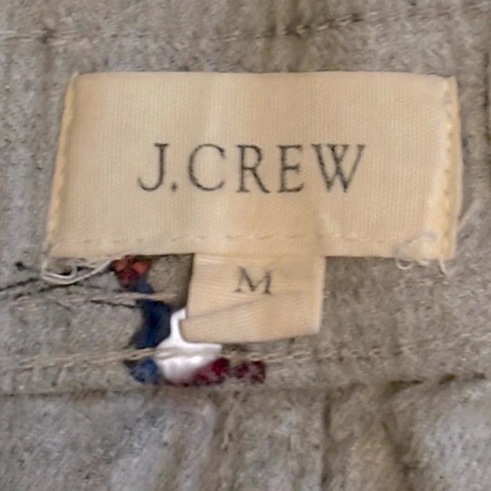 J Crew Cotton Flannel Pajama Pants skier print